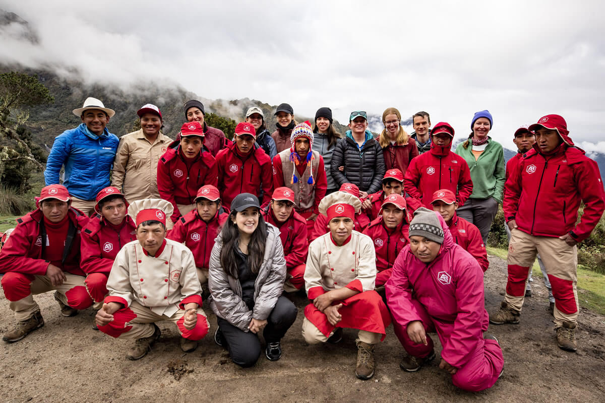 grupo de camino inca de 4 dias