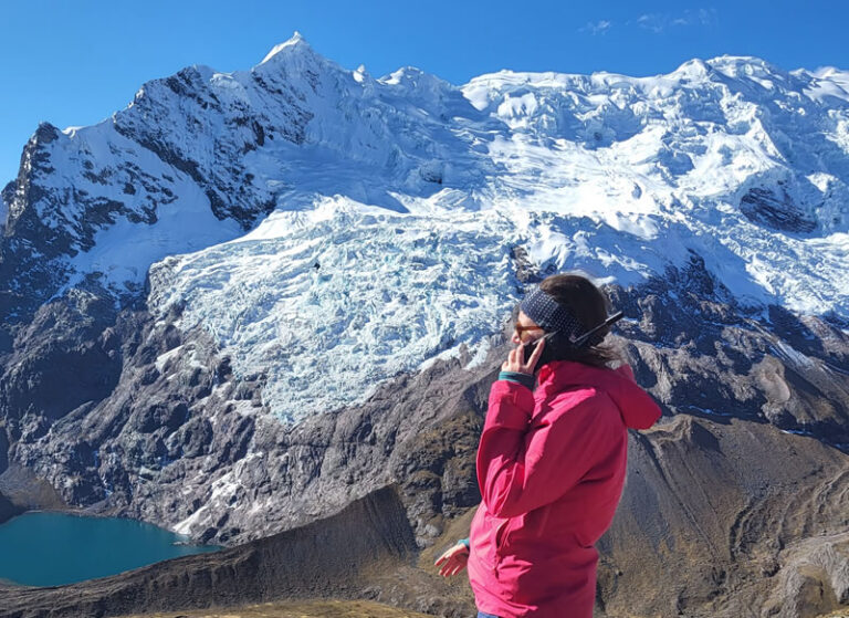 ausangate trek 4 días teléfono satelital