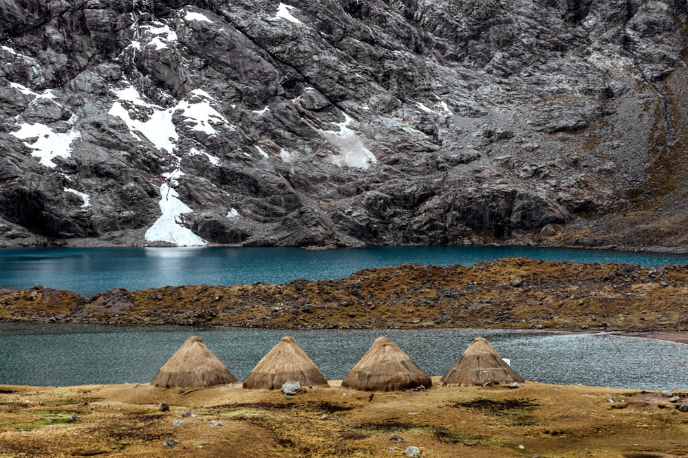 las chozas de pucacocha en la ruta Ausangate trek