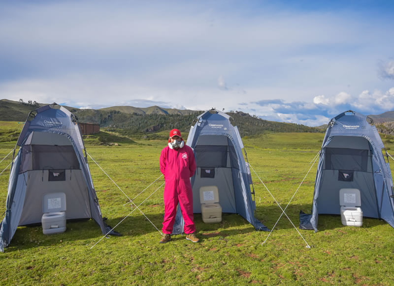 baños portatil para camino inca de 5 dias