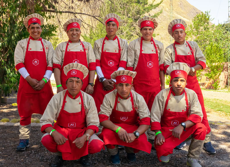 cocineros de camino inca 5 dias
