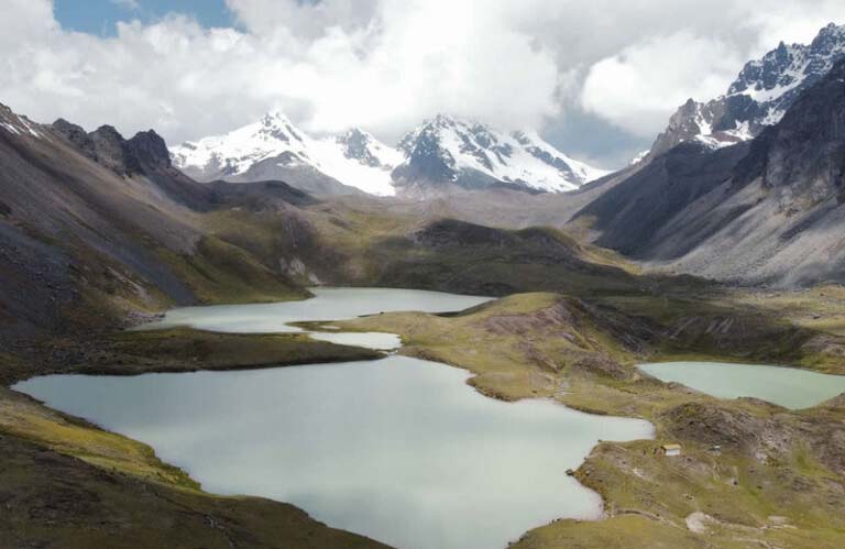 Ausangate en febrero lagunas