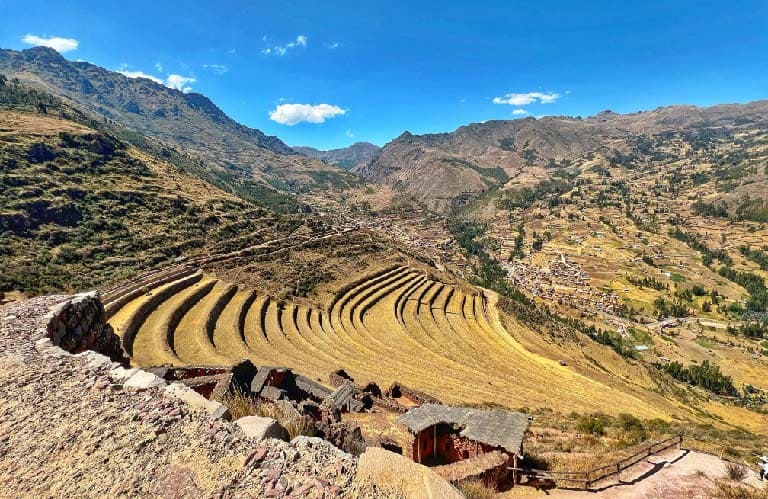 datos sobre el Valle Sagrado andenes