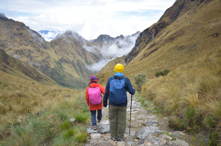 Fotos del Camino Inca paso de la Mujer Muerta descenso