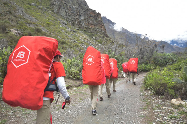 Fotos del Camino Inca porteadores