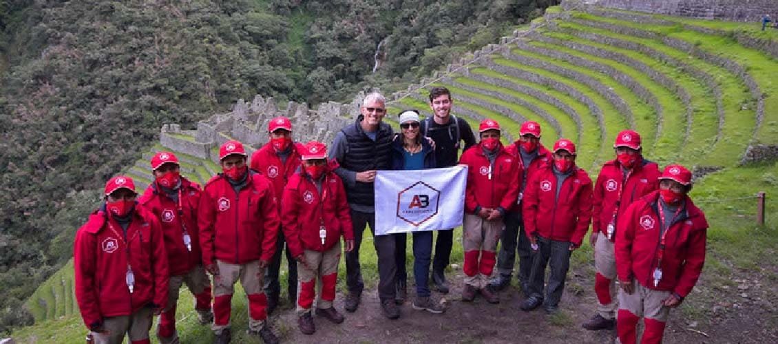 escalones mata gringos del Camino Inca