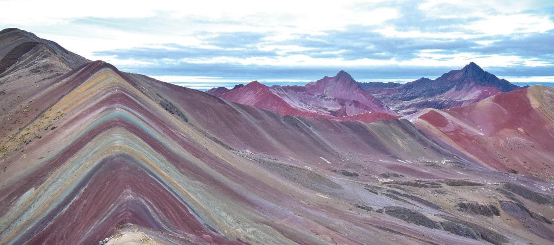 Montaña siete colores en diciembre