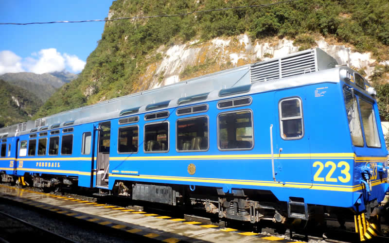 Cusco to Machu Pcchu by train