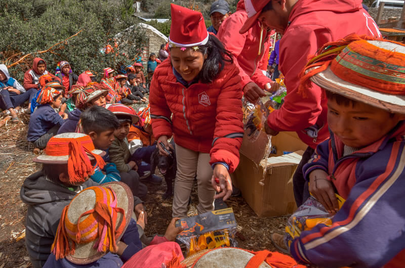 christmas gift in patancha village