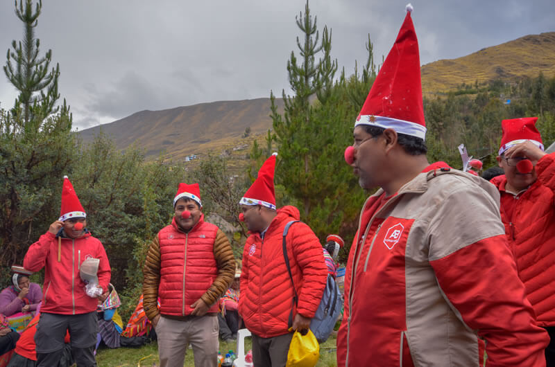 our ab team in christmas