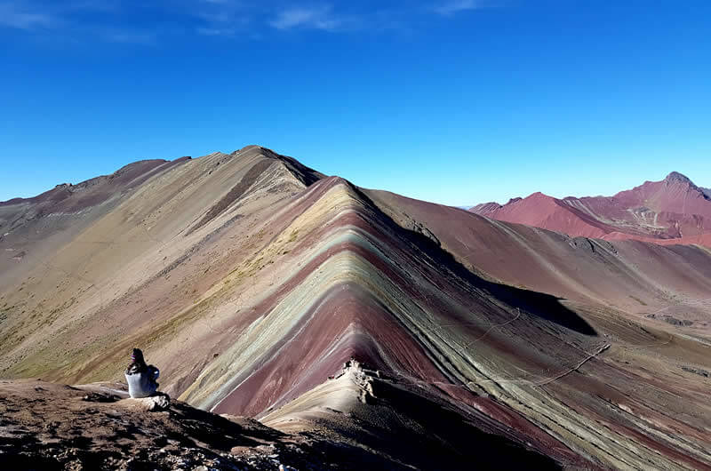 rainbow mountain in june