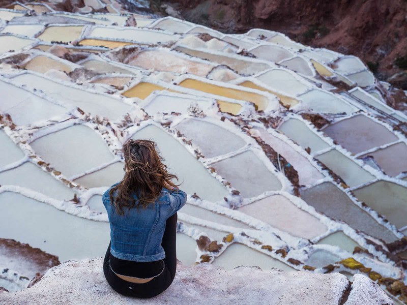 Maras Salt Mines From Ollantaytambo