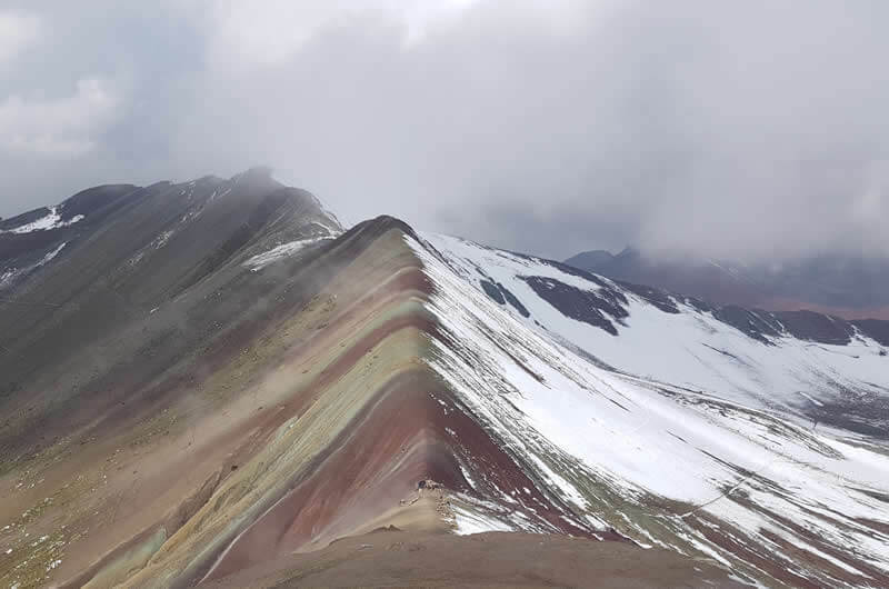 Rainbow Mountain Peru Photos Wet Season